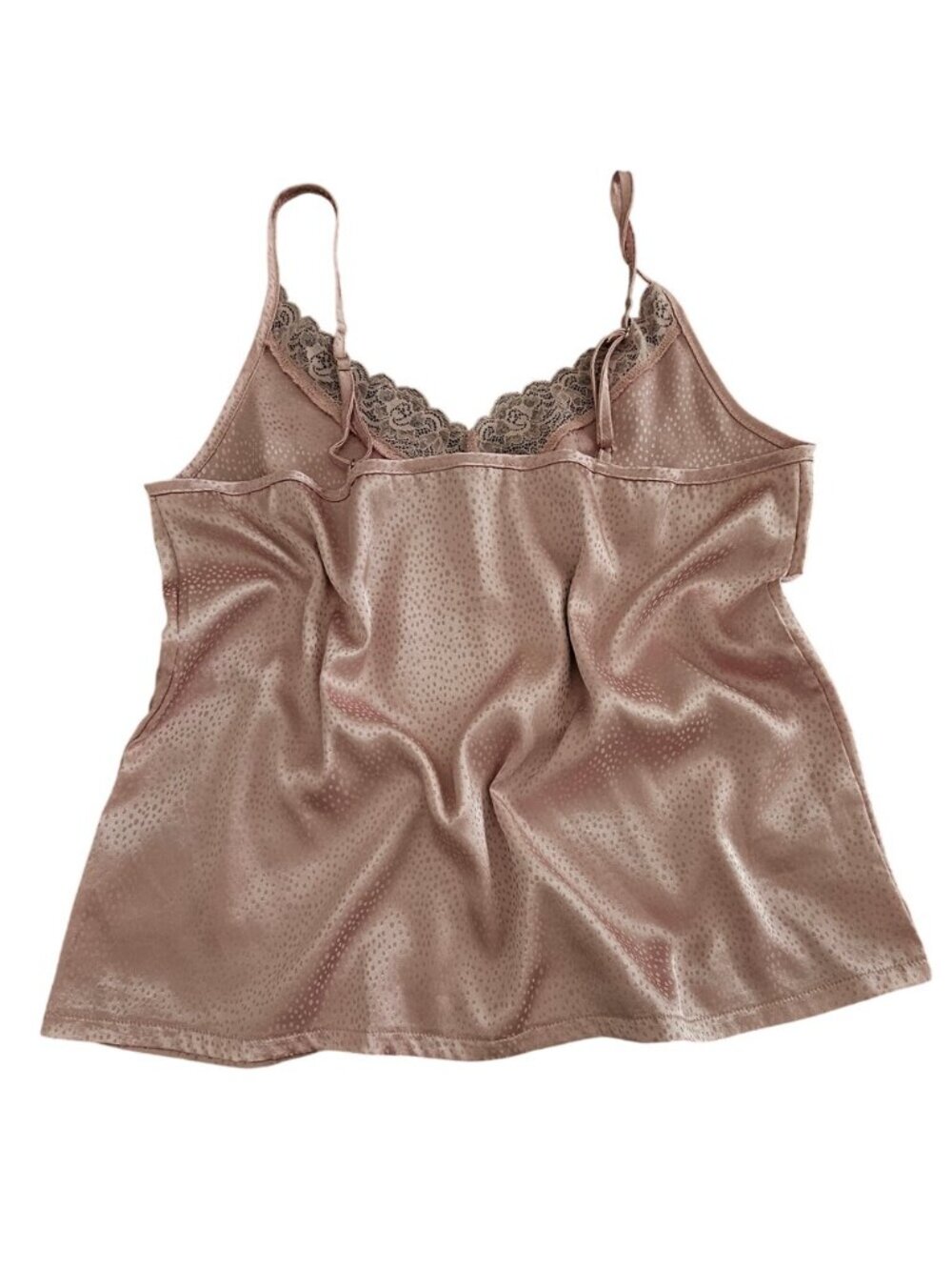 BCBGMaxAzria Satin Lace Cami & Shorts Set in Dusty Rose - Picture 8 of 15